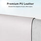Aothia Large PU Leather Desk Pad Protector – Non-Slip Mouse Pad & Writing Mat for Office/Home, Waterproof, Easy to Clean (36" x 17", Pale Lavender White)