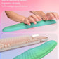 Hokafenle 2in1 Combination, Wave Keyboard Wrist Rest and Ergonomic Curvature Mouse Pad Wrist Support for Relieve Wrist Pain, Filled with Soft Cushion Memory Foam, Gradient Green