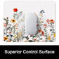 ITNRSIIET Mouse Pad with Stitched Edge Premium Textured Smooth Precise Operation Waterproof Washable Non-Slip Rubber Base Desktop Protection Mat, 10.2×8.3×0.12 inches, Wildflowers