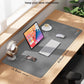 ProtoArc Leather Desk Mat, Large Mouse Pad- 31.5×15.8 inch, Non-Slip PU Leather Desk Pad Protector, Premium Desktop Mat for Computer, Keyboard and Mouse, Gray