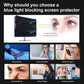 Magnetic Hanging Computer Privacy Screen Filter for 20 Inch, Removable Aluminum Alloy Privacy Shield for 16:9 Widescreen Monitor, Eye Protection Blue Light Filter