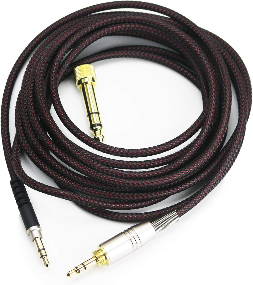 NewFantasia Replacement Audio Upgrade Cable Compatible with Audio-Technica ATH-M50xBT, ATH-AR3BTBK, ATH-SR50BT, ATH-ANC9, ATH-ANC7B, ATH-SR5BTBK, ATH-S700BT Headphones 3meters/9.9ft
