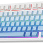EPOMAKER x Aula F75 Gasket Mechanical Keyboard, 75% Wireless Hot Swappable Gaming Keyboard with Five-Layer Padding&Knob, Bluetooth/2.4GHz/USB-C, RGB (Blue Gradient, LEOBOG Reaper Switch)
