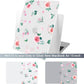 Batianda Premium Case for New MacBook Air 15 inch 2025 M4 2024 2023 with M3 M2 Chip, Floral Designed Protective Plastic Hardshell & Keyboard Cover & Screen Protector, Spring Flowers, Peach Rose