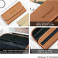 PROfezzion 4-Pocket Foldout Filter Pouch for 58mm Camera Lens Round Filter, Shock Resistant & Anti Scratch Photography Filter Case, Filter Carry Case with Microfiber Cleaning Cloth