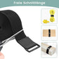 2In x 32Ft Cable Straps Heavy Duty With 30 Buckles, Black Hook and Loop Straps, Reusable Cable Ties for Organizer or Storage.