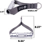 J Bryant Fitness Metal Gym Handles for Cable Machine Attachment Heavy Duty Aluminum Alloy Handle Grips Durable Workout Handles for Resistance Bands Pulley LAT Pull Down System