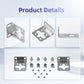 Rack Mount Kit 17.3'' Rack Ears for HP ProCurve/Aruba/OfficeConnect/HPE HP-4S (5064-2085) (5069-6535)