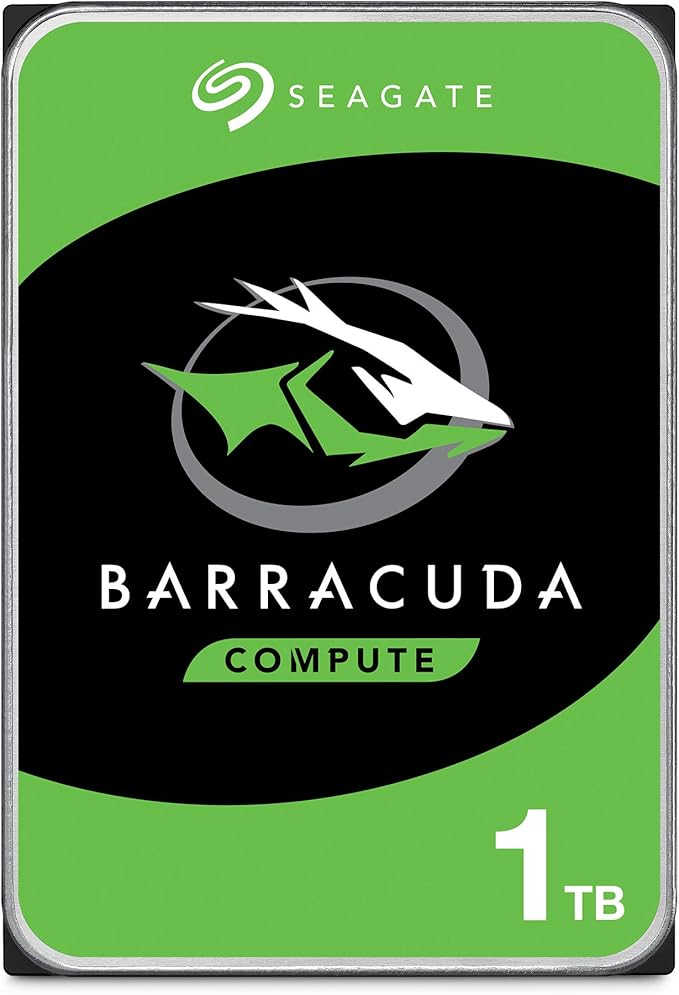 Seagate Bare Drives BarraCuda 1TB Internal Hard Drive HDD – 3.5 Inch SATA 6 Gb/s 7200 RPM 64MB Cache for Computer Desktop PC – Frustration Free Packaging ST1000DMZ10/DM010