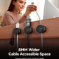 8-Pack Silicone Cord Organizer Magnetic Cable Clips, Adhesive Cable Management Under Desk Wire Hider, FLYLEAD Desktop Cable Organizer for Phone, Office Workspaces Desk Organization Home Accessories