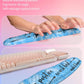 Hokafenle 2in1 Combination, Wave Keyboard Wrist Rest and Ergonomic Curvature Mouse Pad Wrist Support for Relieve Wrist Pain, Filled with Soft Cushion Memory Foam, Stay Positive