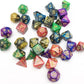 SmartDealsPro 5 x 7-Die Double-Colors Polyhedral Dice Sets with Pouches for D&D DND RPG MTG Dungeon and Dragons Table Board Roll Playing Games D4 D6 D8 D10 D% D12 D20