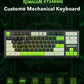 Redragon K734B Wireless Mechanical Keyboard,3-Modes Bluetooth Gasket Hot Swappable TKL RGB Custom Keyboard,Pre-lubed Switches, 81 Keys PBT Keycaps, South-Facing LEDs Socket