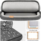 Hseok Laptop Case 15 15.6 16 inch Sleeve with Handle and Hidden Strap,Compatible with MacBook Pro 15.4 16, 360° Protective PC Briefcase with 4 Pockets for Laptop Accessory,Easy to Carrying, Grass ash