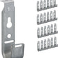 ICC Ceiling Mount J Hook 3/4” Without Retainer Clip - Galvanized Steel Cable Management Hooks for Hanging Cable - Rust-Resistant, EIA and TIA Compliant - 3/4 Inch 25 Pack