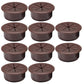 10 Pcs Desk Grommet 2" / 50 mm, Desk Hole Cover for Cables Coffee, Cable Grommet ABS Plastic, Desk Hole Grommet for Home & Office Pc, Detachable Cable Cord Organizer