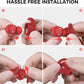 AhaStyle 3 Pairs Beats Studio Buds Ear Hooks Anti-Slip Ear Covers Silicone Accessories【Not Fit in The Charging Case】 Compatiable with New Beats Studio Buds 2021 (Red)
