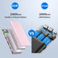 Portable Charger Power Bank 26800mah,Ultra-High Capacity Safer External Cell Phone Battery Pack,2 USB Output High Speed Charging Power bank Compatible with iPhone 16/15/14/13/12 Samsung Android-Pink