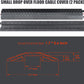 4 Pack 40" inch Drop Over Cable Cover, 4 Pieces Prevent Tripping Rubber Floor Cord Protector, Interlocking Cable Cover, Drop Track Cable Ramp for Home, Office, Store, Warehouse (Slim - 4Pack)