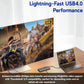 LINKUP USB 4.0 USB C to USB C Cable | Thunderbolt 4/3 Compatible | Type C Charger for MacBook and iPhone | 240W Fast Charging | 40Gbps Data Transfer | 8K@60Hz Display Cord | Use with all USB C devices