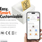 Nemonic AI | Label Printer | Sticky Note | Compatible with CHATGPT | Inkless Bluetooth Thermal Label Printer for Small Business | Portable Wireless