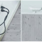 Sleek Socket Original & Patented Flat Ultra-Thin Outlet Concealer with Extension Cord Kit, Multi Outlets Power Strip, Ideal for Home Improvement, Hide Bulky and Messy Cords, 3ft