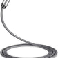 Male to Female Audio Cable 3Ft,Tan QY Male to Female for Phone Headphone Conversion Cord 3.5mm 4 Pole Audio Adapter for Tablet/PC/ PS4 and More (3Ft, Silver)