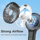 PANERGY Handheld Misting Fan – Rechargeable Battery Operated,Handheld Personal Fan with Mist Spray, Electric Hand Fans, 180° Foldable Mister Fans for Travel, Camping, Disney, Concerts, Office(Black)