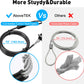 AboveTEK iPad Lock Security Cable w/Adhesive Plates, 6Ft Keyless 4 Digit Combination Tablet Lock Kit, Anti-Theft Hardware Locking Cable for iPhone Cell Phone MacBook Laptop in Showroom Retail Store