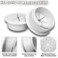 6PCS Desk Grommet, 2 Inch(50mm) Cable Hole Cover for Office and Home Table, Desktop Wiring Management and Protection (White, 6pc)
