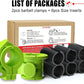Barbell Clips 1 Inch Quick Release Weight Clamps 0.9-1.18inch Multi-Size Adjustable Olympic Clamps for Bars