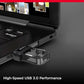 SANDISK 64GB Ultra Dual Drive m3.0, microUSB and USB Type-A, High-speed USB 3.0,, Retractable design for Android Devices and Computers - SDDD3-064G-G46, Black