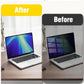 F FORITO Magnetic Privacy Screen Protector Compatible with MacBook Pro 14 inch (2024-2021, M4, M3, M2, M1, Pro,Max), Removable 360° Anti Peeping Anti Blue Light Anti Glare Laptop Privacy Screen Shield