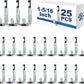 Zonon 25 Pcs J Hooks for Hanging Metal J Hook Hangers Cable Support with Bat Wing Heavy Duty G60 Galvanized Steel Cable Hooks for Attaching Ceiling Wire Threaded Rod, Ul Certification(1-5/16 Inch)