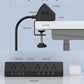 Desk Clamp Power Strip 65W Fast Charging Station,4 PD USB-C,5 Outlets,Nightstand Desk Edge Mount Tower Surge Protector,15 Amp Heavy Duty Power Strip,Fits 1.96" Tabletop Edge (Black, 10 FT Cable)