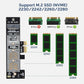 ELUTENG PCIe NVMe Adapter with Aluminum Heatsink M.2 PCIe Adapter Supports PCI-Express X1 X4 X8 X16 Slots NVMe PCIe Card Low Profile Bracket Max 4TB Support 2230 2242 2260 2280 SSD