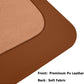 PU Leather Desk Pad Protector Gaming Mouse Pad Non Slip Desk Mat for Keyboard and Mouse Waterproof Desk Writing Pad for Office and Home Desk Accessories(Brown, 31.5 * 15.7)
