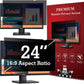 24 Inch Privacy Screen Filter for Widescreen 16:9 Monitor | Privacy Shield | Anti-Glare | Anti-Blue light Protector | Eye Protection | Computer Security Private Filter