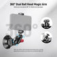 NEEWER 3" Suction Cup Mount with Phone Holder Action Camera Adapter Compatible with iPhone GoPro DJI Insta360, Ball Head Magic Arm Cleaning Cloth Quick Release Car Mount for POV Video Recording, CA104