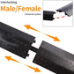 Medium 1 Piece - Floor Cord Cover Cord Protector Drop Over Drop Trak Cable Ramp for Office Warehouse - Black