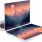 Batianda Premium Case for New MacBook Air 15 inch 2025 M4 2024 2023 with M3 M2 Chip Model A3114 A2941, Designed Protective Plastic Hardshell & Keyboard Cover & Screen Protector, Sunset