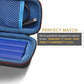 LTGEM Case Compatible with Samsung T7 / T7 Shield Portable SSD Solid State Drive 1TB 2TB 4TB, Office Travel Carrying Storage Bag - Blue(Case Only)