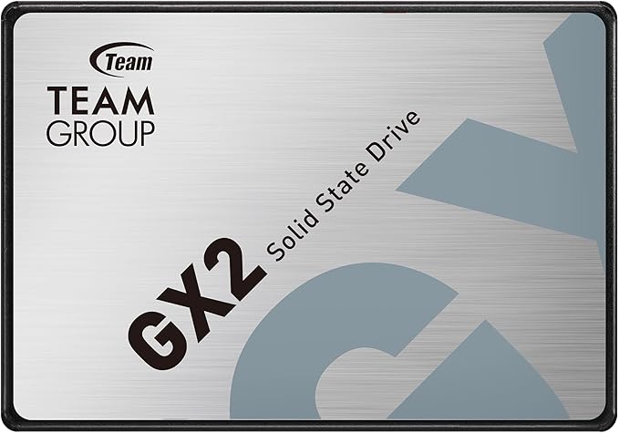 TEAMGROUP GX2 1TB 3D NAND TLC 2.5 Inch SATA III Internal Solid State Drive SSD (Read Speed up to 530 MB/s) Compatible with Laptop & PC Desktop T253X2001T0C101