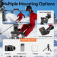 ULANZI MA51 Metal Phone Tripod Mount, Phone Clamp with Arca UKA Base, Cold Shoe, Arri Locating Holes, 360° Swivel 180° Tilt, Cell Phone Holder Compatible with iPhone 17 16 15 14 Samsung Cell Phone