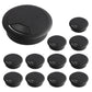 12 Desk Grommet, Desk Hole Cover, Large Capacity, Detachable and Adjustable Cable Organizer, Suitable for Organizing Home and Office Cables (Black, 2 Inches)