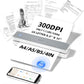iDPRT Portable-Printer Wireless for Travel, 300DPI Inkless-Thermal-Printers for Home Use, Office, Supports 8.5" x 11"&A4&A5(Cannot Print Color Only Supports Thermal Paper)
