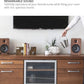 Kanto YU6WALNUT Powered Bookshelf Speakers with Bluetooth and Phono Preamp | Pair | Walnut