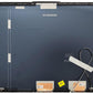 Replacement Laptop LCD Cover Back Rear Top Lid Hinges Front Bezel for Lenovo ideapad 5 15IIL05 15ARE05 15ITL05 5-15IIL05 5-15ARE05 5-15ITL05 5-15ALC05 5CB0X56073 5CB0Z31048 (Dark Blue)