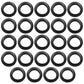 24 Pcs Rubber Grommets, 0.98" Inside Diameter 1" Drill Hole Rubber Wire Grommets O Ring Grommets for Wire, Firewall, Cables, Plugs, Automotive