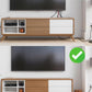 Cable Management Box & Cord Organizer- Cable Organizer for Desk, Home, Office. Hides Wires, Surge Protectors, Power Strips. Eco Friendly Mango Wood Cord Management Solution (Natural Acacia)